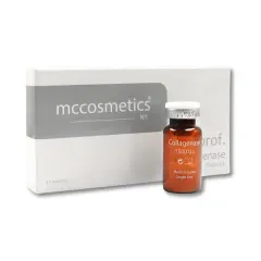 Prof. Collagenase 1500 U.I.: Фермент для эстетической медицины. Лечит фиброз, рубцы и улучшает эластичность кожи. Ремоделирует ткани, не затрагивая здоровые. Применяется в мезотерапии и микронидлинге.