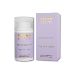 Refan Дневной крем со стволовыми клетками 50мл. С ГК. Омолаживает, увлажняет, защищает от УФ. Для зрелой кожи. База под макияж.