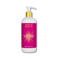 Refan Лосьон с шиммером 335 (290мл). Парфюмированный. Увлажняет, сияет, питает. Аналог Good Girl. Для роскошной, сияющей кожи тела.