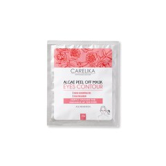 Альгинатная маска CARELIKA с морским коллагеном и эфирным маслом розы освежает и омолаживает кожу вокруг глаз, уменьшает темные круги и отеки.