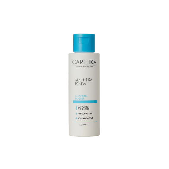 Увлажняющая очищающая пудра для умывния CARELIKA Silk Hydra Renew, 25 г.