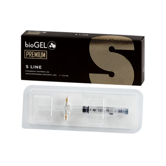 Биоревитализант bioGEL Premium S-LINE, шприц 2.2 мл