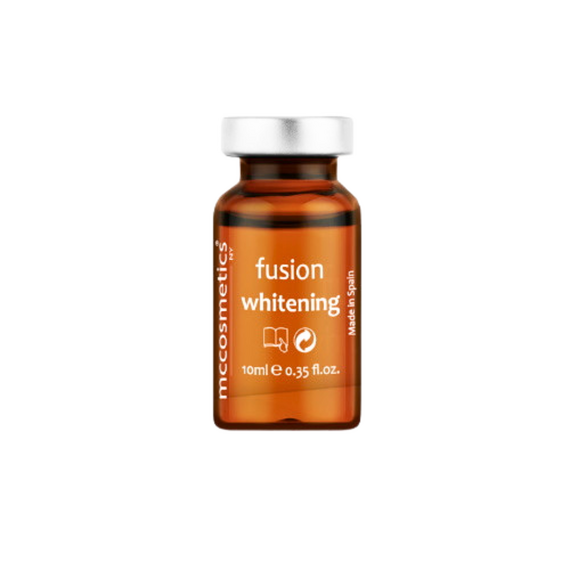 Fusion Whitening: мощный коктейль для осветления кожи. Борется с пигментацией, выравнивает тон, придает сияние, стимулирует обновление клеток. Для безупречного цвета лица.