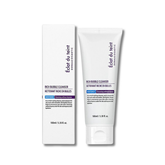 ECLAT Rich Bubble Cleanser 100 мл. Кислородный гель-пена для глубокого, мягкого очищения. Удаляет макияж, сужает поры, увлажняет. Для всех типов кожи.