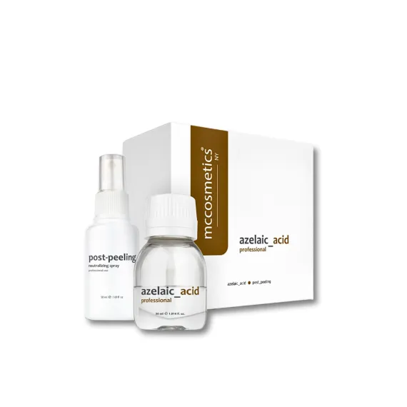 MC AZELAIC 25% PACK: профессиональный пилинг с азелаиновой кислотой для чувствительной кожи. Устраняет акне, пигментацию, покраснения. Обновление и ровный тон.