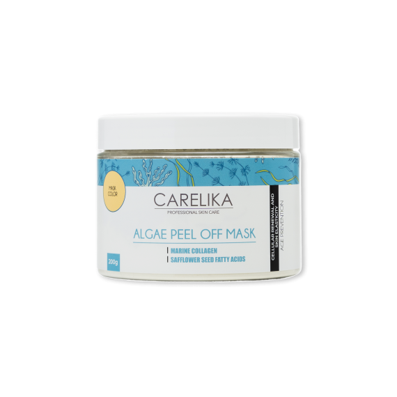 Альгинатная пластифицирующая маска CARELIKA с морским коллагеном и хитозаном увлажняет, питает и смягчает кожу, повышает её эластичность.