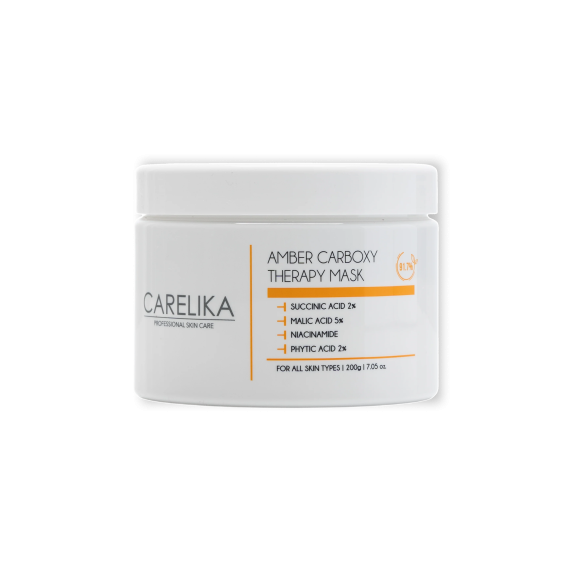 Набор CARELIKA для неинвазивной карбокситерапии с янтарной кислотой. Стимулирует регенерацию кожи, выравнивает тон, осветляет и придает сияние.